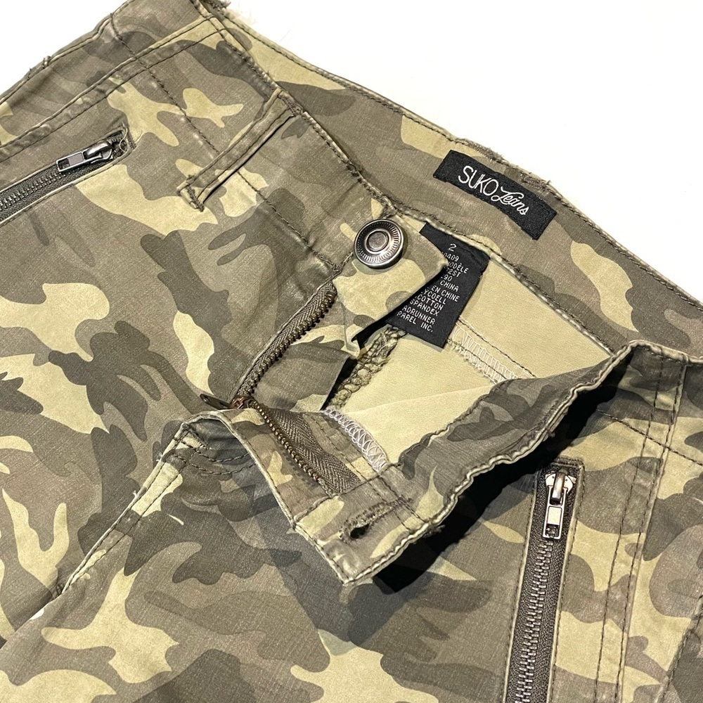 *NEW* Camouflage Cargo Stretch Jegging Pants - Picture 9 of 9